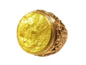 1915 Hungarian Gold Coin Ring