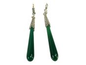 Green Onyx Earrings
