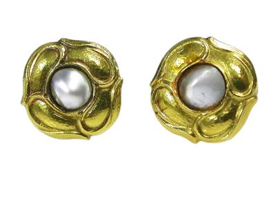 Mabe Pearl Earrings