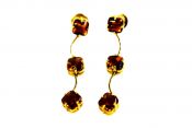 Modern Citrine Earrings