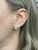 Modern Cultured Pearl Omega Back Earrings