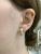 Modern Cultured Pearl Omega Back Earrings