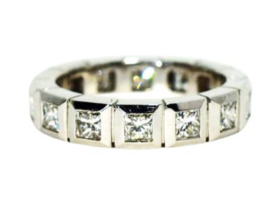 Modern Diamond Eternity Band