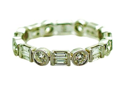 Modern Diamond Eternity Band