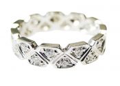 Modern Diamond Eternity Band