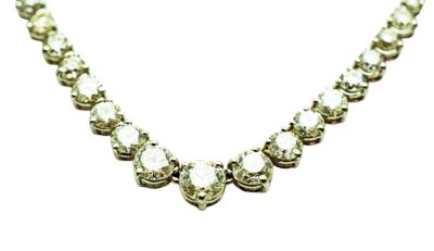 Modern Diamond Necklace