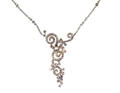 Modern Diamond Necklace