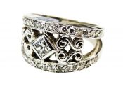 Modern Diamond Ring