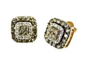Modern Diamond Earrings