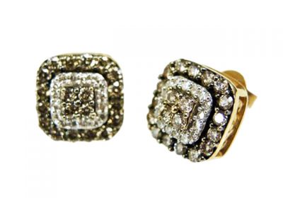 Modern Diamond Earrings