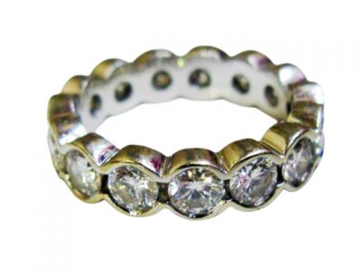 Modern Diamond Eternity Band