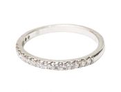 Modern Diamond Half Eternity Band