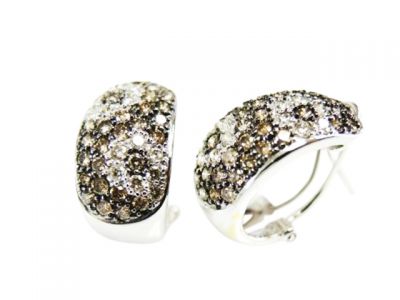 Modern Diamond Earrings