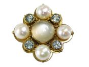 Moonstone Brooch