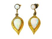Vintage Opal Drop Earrings