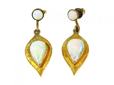 Vintage Opal Drop Earrings