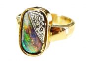Opal and Diamond Ring