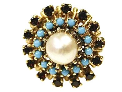 Pearl Cluster Ring
