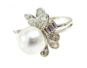 Pearl and Diamond Ring