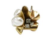 Pearl and Diamond Ring