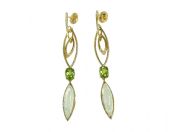 Peridot and Prasiolite Earrings