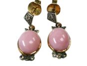 Pink Opal Earrings