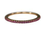 Modern Pink Sapphire Eternity Band