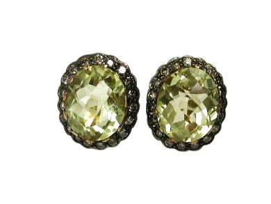 Prasiolite Earrings