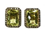Prasiolite Earrings