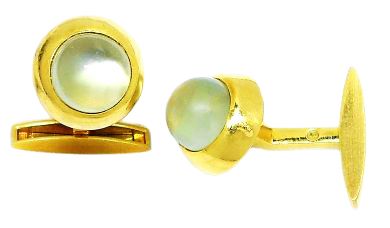 Prasiolite Cufflinks