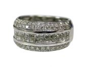 Princess Cut Diamond Band