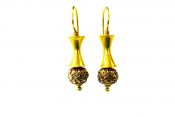 Rebecca Koven Etruscan Inspired Diamond Earrings