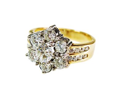 Retro Inspired Diamond Ring