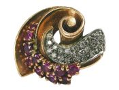 Retro Ruby Ring