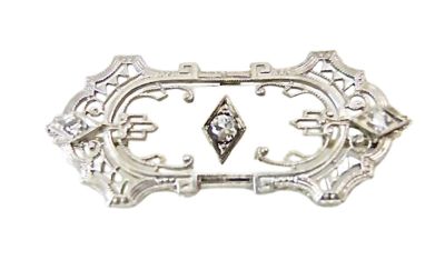 Rock Crystal Brooch