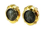 Roman Coin Earrings