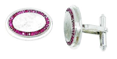 Ruby Cufflinks