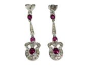 Ruby Drop Earrings