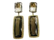 Smoky Quartz Earrings