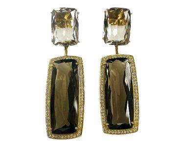 Smoky Quartz Earrings