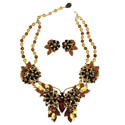 Stanley Hagler Vintage Necklace & Earring Set
