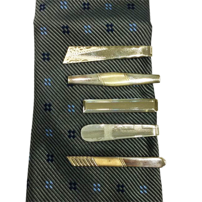 Vintage Sterling Silver Tie Bars