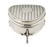 Sterling Silver Jewel Box Dated 1918