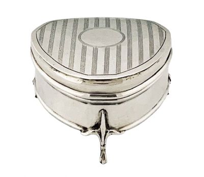 Sterling Silver Jewel Box Dated 1918