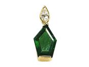 Vintage Tourmaline and Diamond Pendant