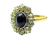 Victorian Sapphire and Diamond Ring