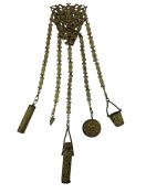 Victorian Brass Chatelaine