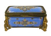 Victorian Enamelled Dresser Box, French, circa 1875
