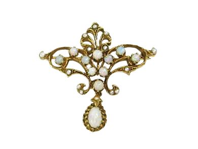 Victorian Opal Brooch
