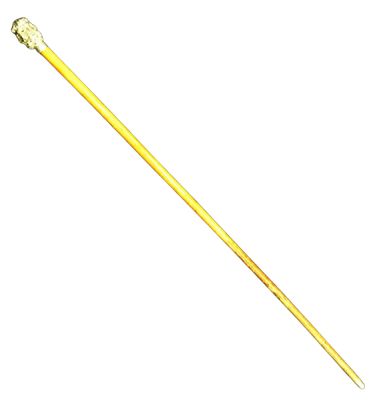 Victorian Six-Faced Silver Walking Stick